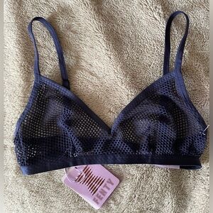 NWT Fenty Beauty Black Mesh Bralette